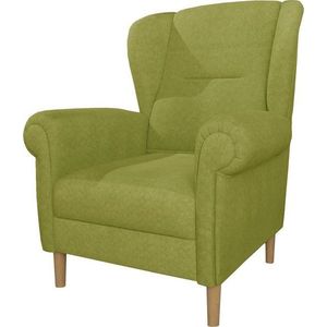 Zelené křeslo ušák Swan – Ropez obraz