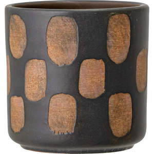 Terakotový květináč Bloomingville Avo Deco, výška 12 cm obraz