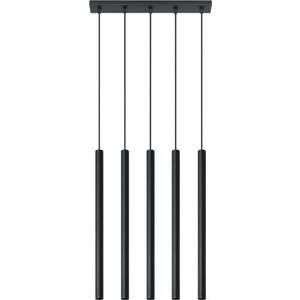 Černé závěsné svítidlo Nice Lamps Fideus, délka 45 cm obraz