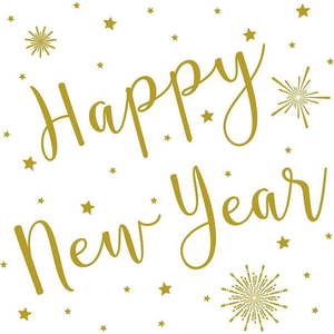 Ubrousky v sadě 20 ks 33x33 cm Noel – Homéa obraz