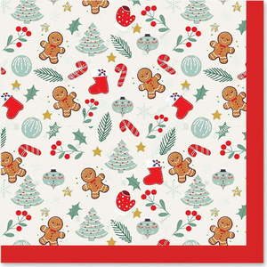 Ubrousky v sadě 20 ks 33x33 cm Cookie – Homéa obraz