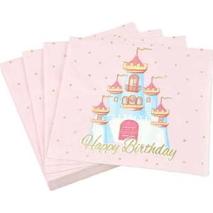 Ubrousky v sadě 20 ks 33x33 cm Princess Horse – Homéa obraz