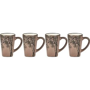 Světle růžové hrnky na espresso z kameniny v sadě 4 ks 100 ml Hela – Villa Collection obraz