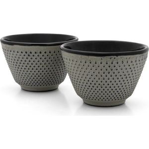 Šedé šálky v sadě 2 ks z litiny 100 ml Jang – Bredemeijer obraz