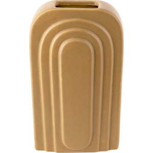 Žlutá keramická váza PT LIVING Arc, výška 27 cm obraz