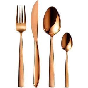 Nerezový příbor v měděné barvě 24 ks Copper – Orion obraz