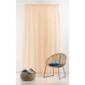 Oranžová záclona 300x260 cm Voile – Mendola Fabrics obraz