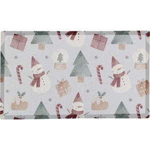 Rohožka s vánočním motivem 40x70 cm Snowman – Artsy Doormats obraz
