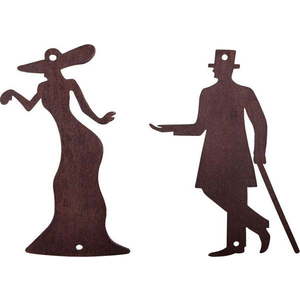 Kovová cedule 10x15 cm Toilette – Antic Line obraz