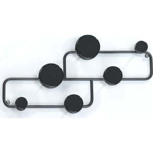 Černý nástěnný věšák Anya – Tomasucci obraz