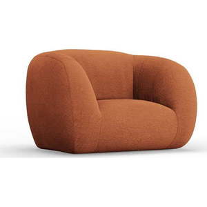 Oranžové křeslo z textilie bouclé Essen – Cosmopolitan Design obraz