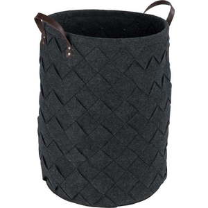 Černý koš na prádlo Wenko Trovo, objem 75 l obraz