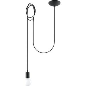 Černé závěsné svítidlo Spider – Sollux obraz