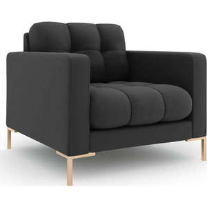 Tmavě šedé křeslo Bali – Cosmopolitan Design obraz