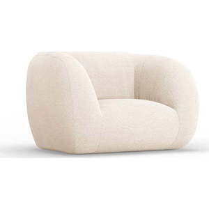 Krémové křeslo z textilie bouclé Essen – Cosmopolitan Design obraz