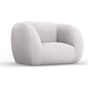 Světle šedé křeslo z textilie bouclé Essen – Cosmopolitan Design obraz