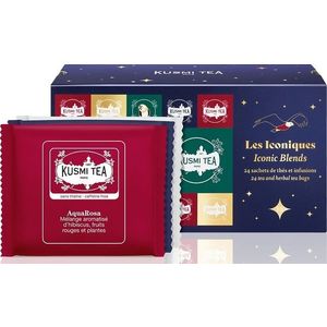 KUSMI TEA Organic Vánoční Ikony krabička s 24 sáčky 51g - Kusmi Tea obraz