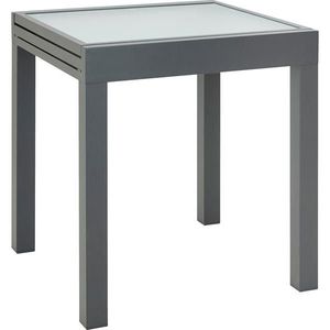 Ambia Garden ZAHRADNÍ STŮL, kov, sklo, 70-140/70/75 cm obraz