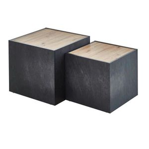 MID.YOU KONFERENČNÍ STOLEK, barvy břidlice, dub artisan, kompozitní dřevo, 50 / 43/40 / 35/50 / 43 cm obraz