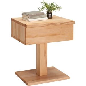 Linea Natura NOČNÍ STOLEK, jádrový buk, barvy buku, 51/60/38, 5 cm obraz