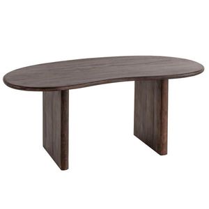 MID.YOU PSACÍ STŮL, tmavě hnědá, 180/90/75 cm obraz