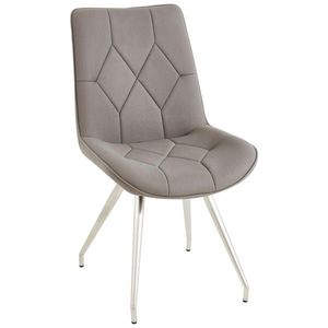 Novel ŽIDLE, šedá, barvy nerez oceli obraz