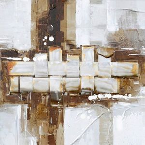 Monee OLEJOMALBA, abstraktní, 30/30 cm obraz