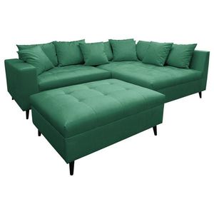 MID.YOU ROHOVÁ SEDAČKA, textil, zelená obraz