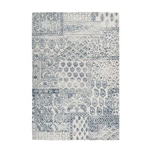 VENKOVNÍ KOBEREC, 120/170 cm, krémová, tmavě modrá obraz