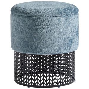 MID.YOU TABURET, kov, textil, kompozitní dřevo, 40/44/40 cm obraz