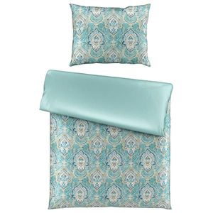 Esposa OBOUSTRANNÉ POVLEČENÍ, satén, zelená, 140/200 cm obraz