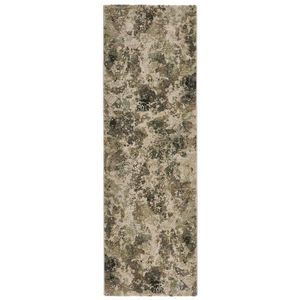 Novel TKANÝ KOBEREC, 80/240 cm, světle šedá, tmavě šedá, olivově zelená obraz