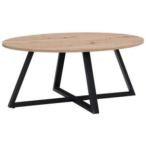 Boxxx KONFERENČNÍ STOLEK, černá, dub artisan, kov, kompozitní dřevo, 90/70/39 cm obraz