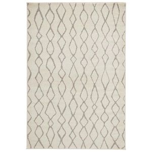 TKANÝ KOBEREC, 160/235 cm, krémová, šedá obraz