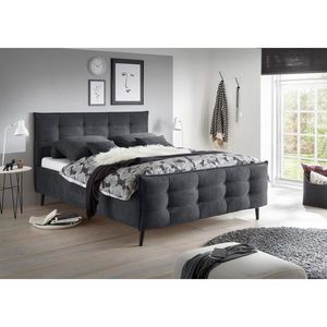 MID.YOU ČALOUNĚNÁ POSTEL, 180/200 cm, antracitová obraz