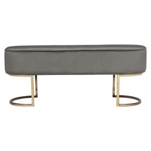 MID.YOU SEDACÍ LAVICE, dřevo, kov, textil, kompozitní dřevo, 105/41/40 cm obraz