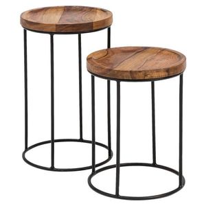 MID.YOU SADA STOLKŮ, sheesham, barvy sheesham obraz