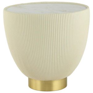 MID.YOU ODKLÁDACÍ STOLEK, krémová obraz