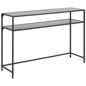 KONZOLOVÝ STOLEK, černá, kompozitní dřevo, 120/79/35 cm obraz