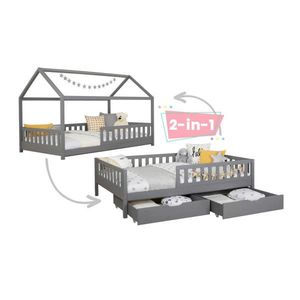 MID.YOU POSTEL S ÚLOŽNÝM PROSTOREM, 120/200 cm, světle šedá obraz