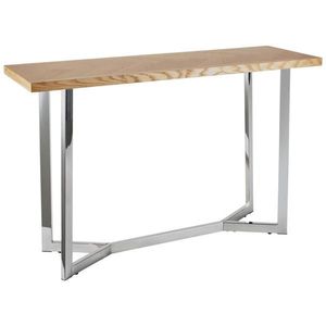 Livetastic KONZOLOVÝ STOLEK, barvy dubu, barvy nerez oceli, dřevo, kov, kompozitní dřevo, 120/78/40 cm obraz