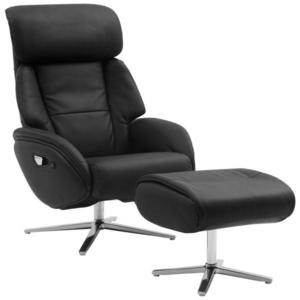 Livetastic MASÁŽNÍ KŘESLO, textil, kůže, černá obraz