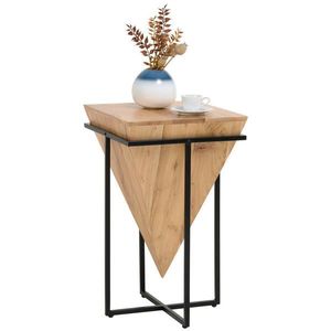 Ambia Home ODKLÁDACÍ STOLEK, akácie, přírodní barvy, černá obraz