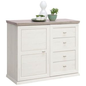 Hom`in KOMODA, šedá, bílá, 107, 9/89, 5/43 cm obraz