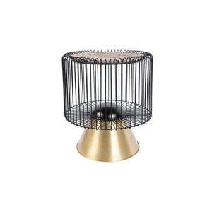 ODKLÁDACÍ STOLEK, hnědá, černá, barvy zlata obraz