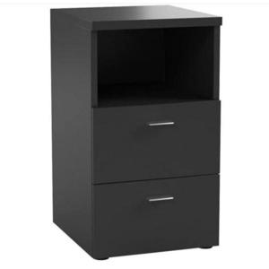 MID.YOU NOČNÍ STOLEK, černá, 35/62/40 cm obraz