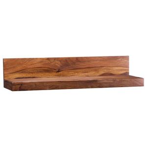 MID.YOU NÁSTĚNNÝ REGÁL, sheesham, barvy sheesham, 140/17/24 cm obraz