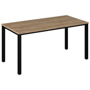 Voleo PSACÍ STŮL, černá, dub artisan, 160/76/80 cm obraz