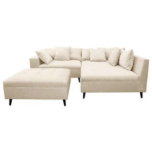 MID.YOU ROHOVÁ SEDAČKA, textil, béžová obraz