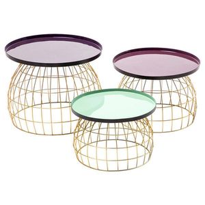 MID.YOU SADA STOLKŮ, purpurová, světle zelená, švestková obraz